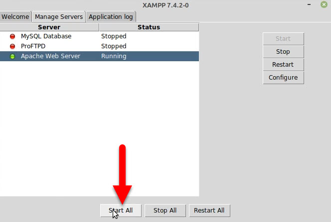 Install Xampp on Linux mint