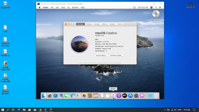 how to close full size window on virtual box for mac osx