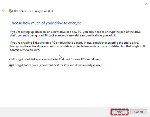 encrypt files on windows 10