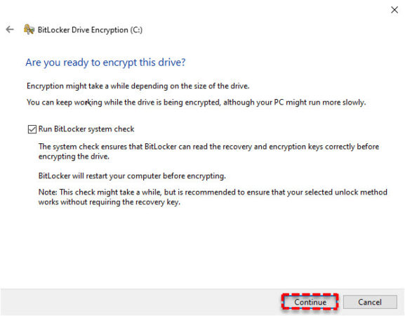 encrypt files on windows 10