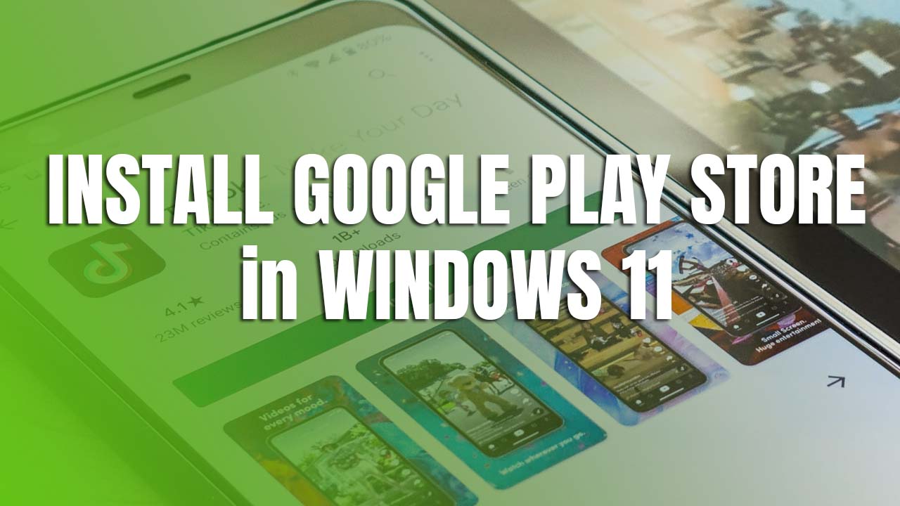 windows 10 google play store