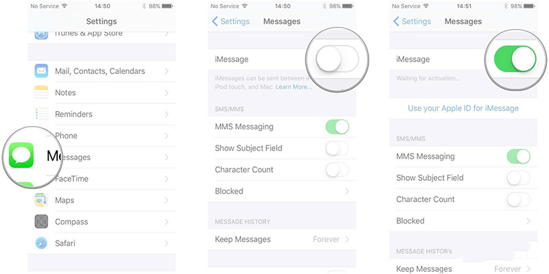 Configure Message Settings on iPhone