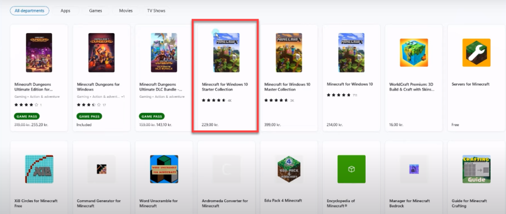 Download and Install Minecraft on Windows 11