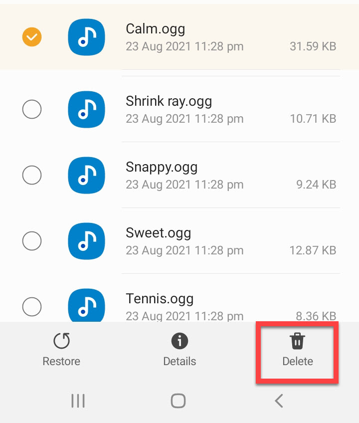 Where is recycle bin/Trash & How to empty recycle Bin on Samsung?