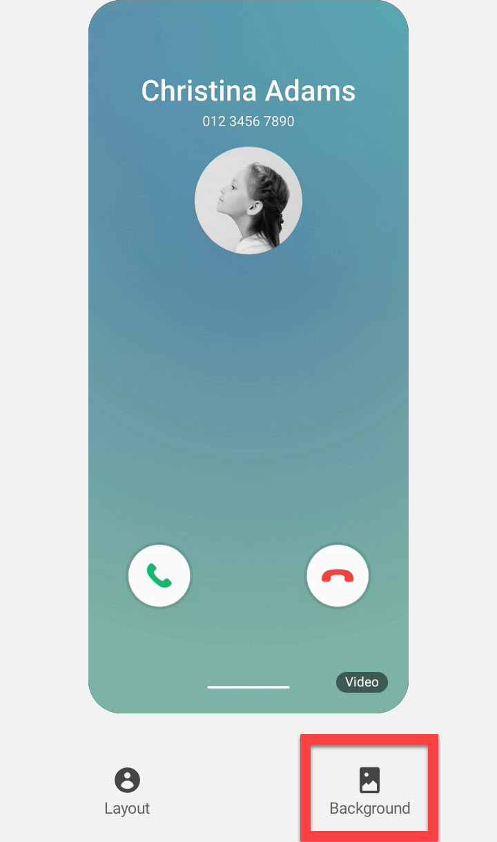 How to change call screen background on one UI 4.0 (Android 12