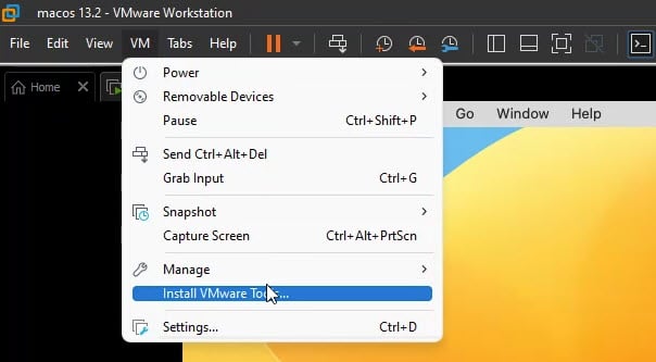Install VMWare Tool on macOS Ventura